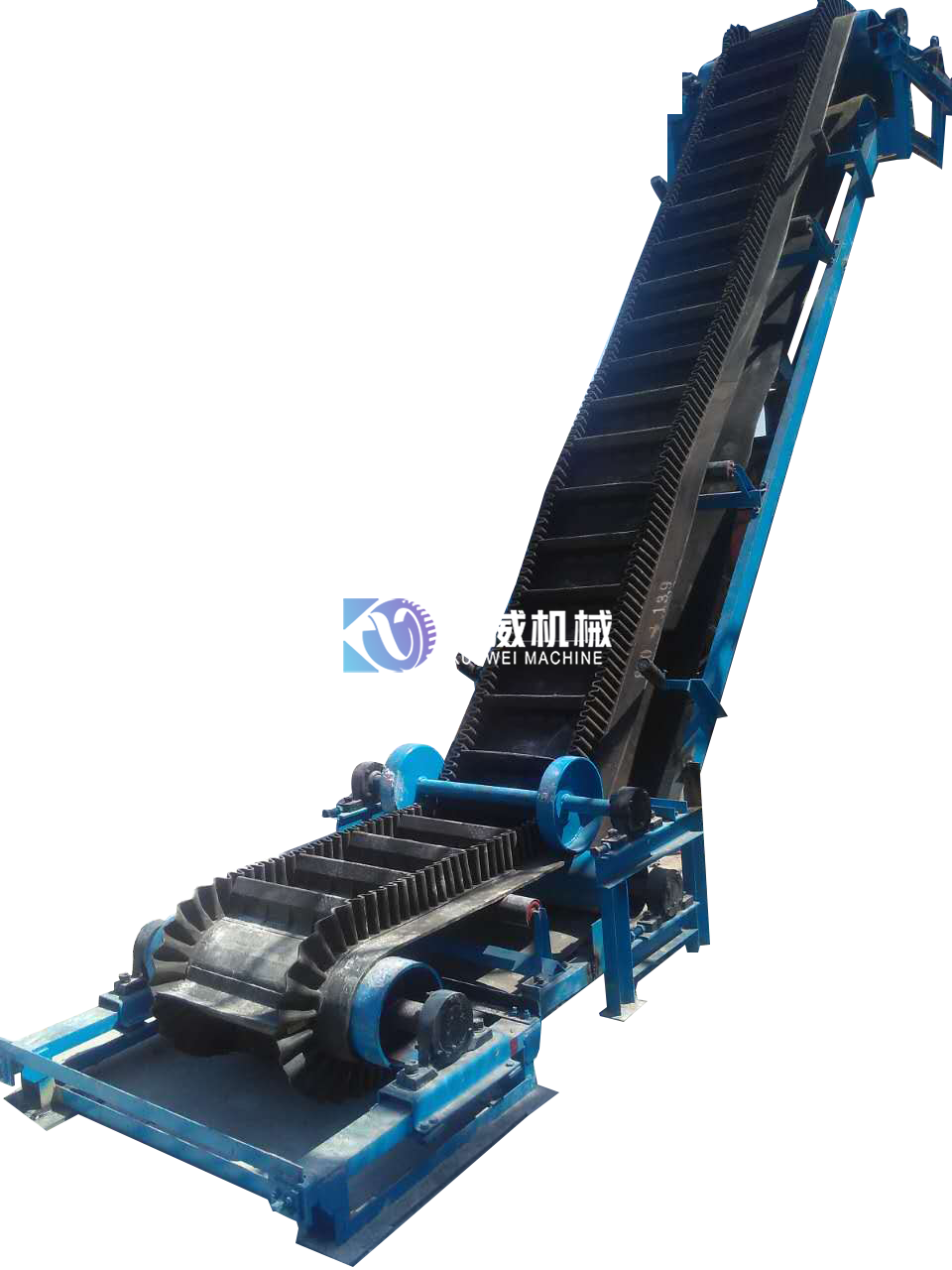 垂直大倾角皮带机